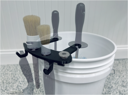 BucketCaddy - Wheel, Tire, & Detailing Brush Organizer for 5-gallon and 6-gallon Car Wash Buckets