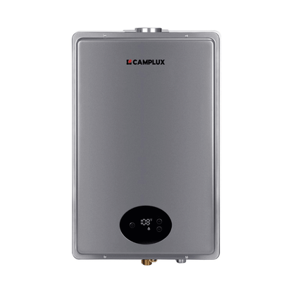 Camplux Instant Indoor Tankless Gas Water Heater 6.86 GPM | Gray