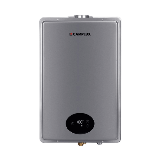 Camplux Instant Indoor Tankless Gas Water Heater 6.86 GPM | Gray