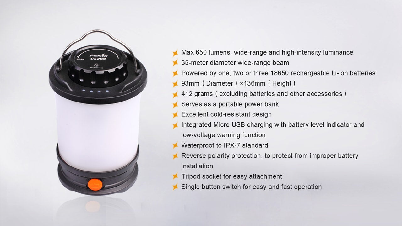 Fenix CL30R LED Camping Lantern