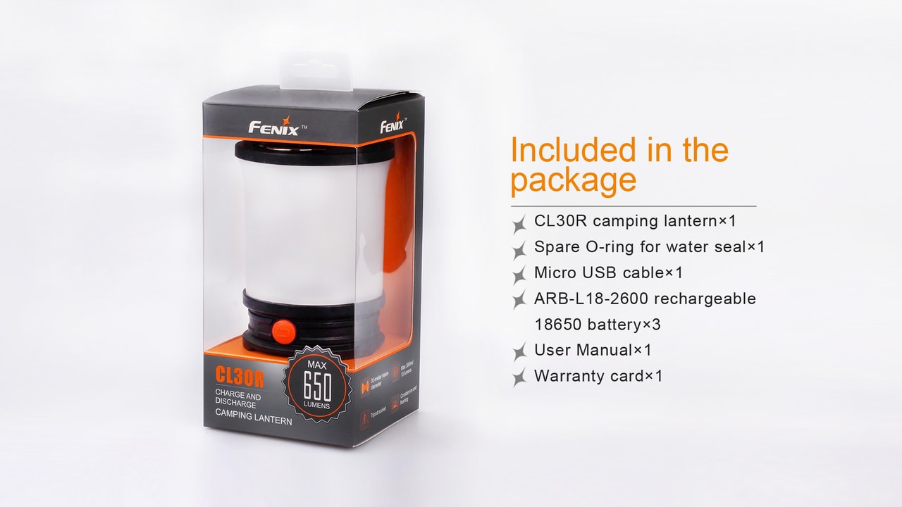 Fenix CL30R LED Camping Lantern