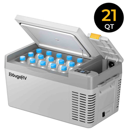 BougeRV CRPRO20 21 Quart 12V Portable Fridge/Freezer