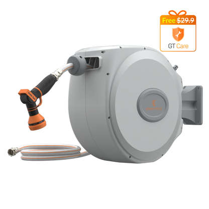 Retractable Garden Hose Reel 62ft-155ft