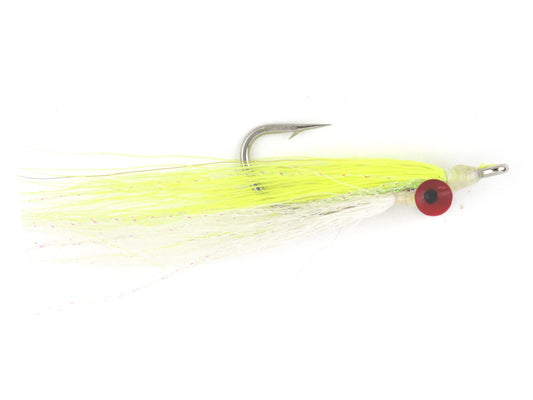 Clouser Minnow size 1/0 | Chartreuse | Qty 6 | Wild Water Fly Fishing