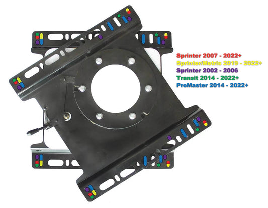 Heavy-Duty Van Seat Swivel Bracket