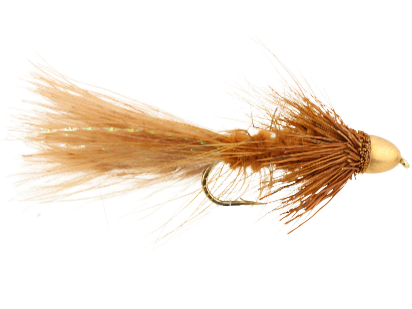 Cone Head Wooly Bugger, Size 6 | Brown | Qty. 4 | Wild Water Fly Fishing