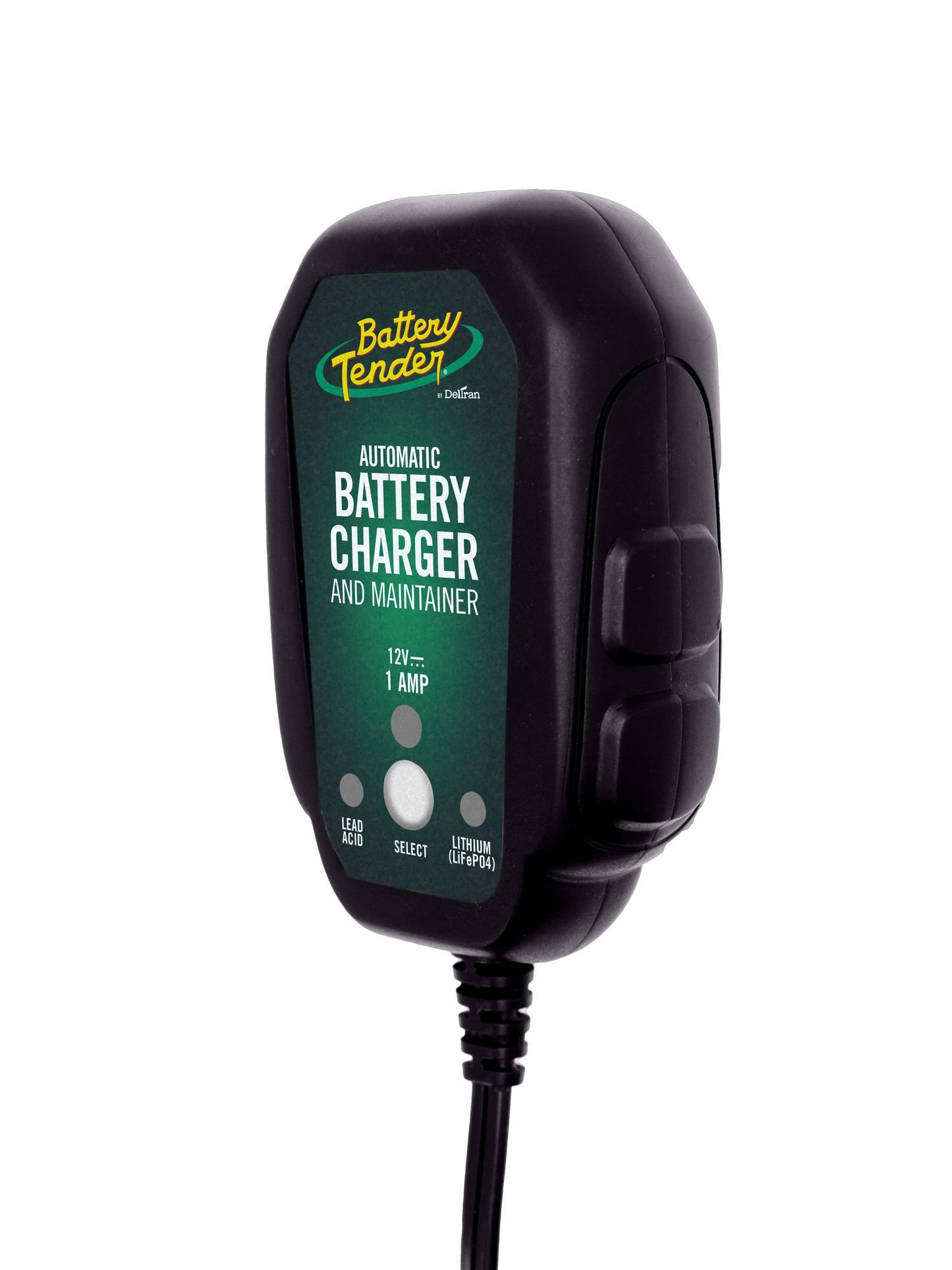 Battery Tender Junior 800mA 12V Selectable Chemistry Battery Charger and Maintainer