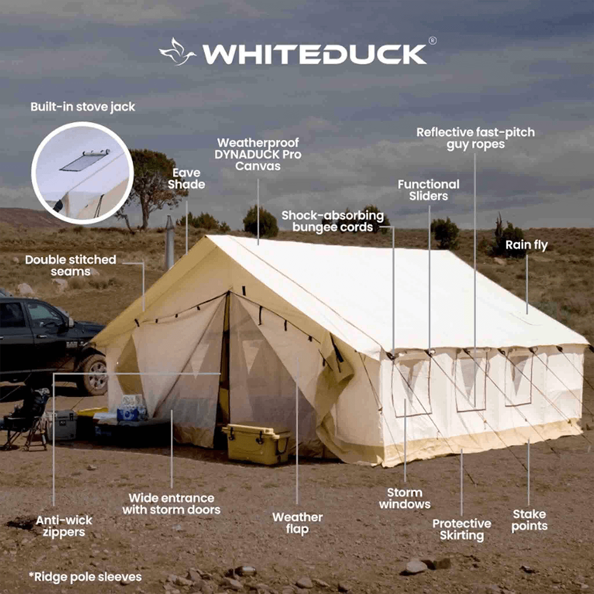 16'x24' Alpha Pro Wall Tent