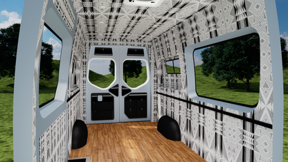 Mercedes Sprinter 144" Low Roof Interior Panel Kit