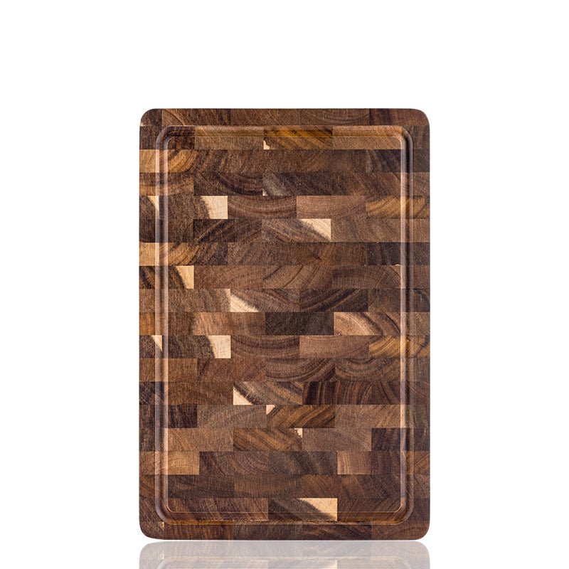 Personalized Double-Sided Walnut End Grain Cutting Board