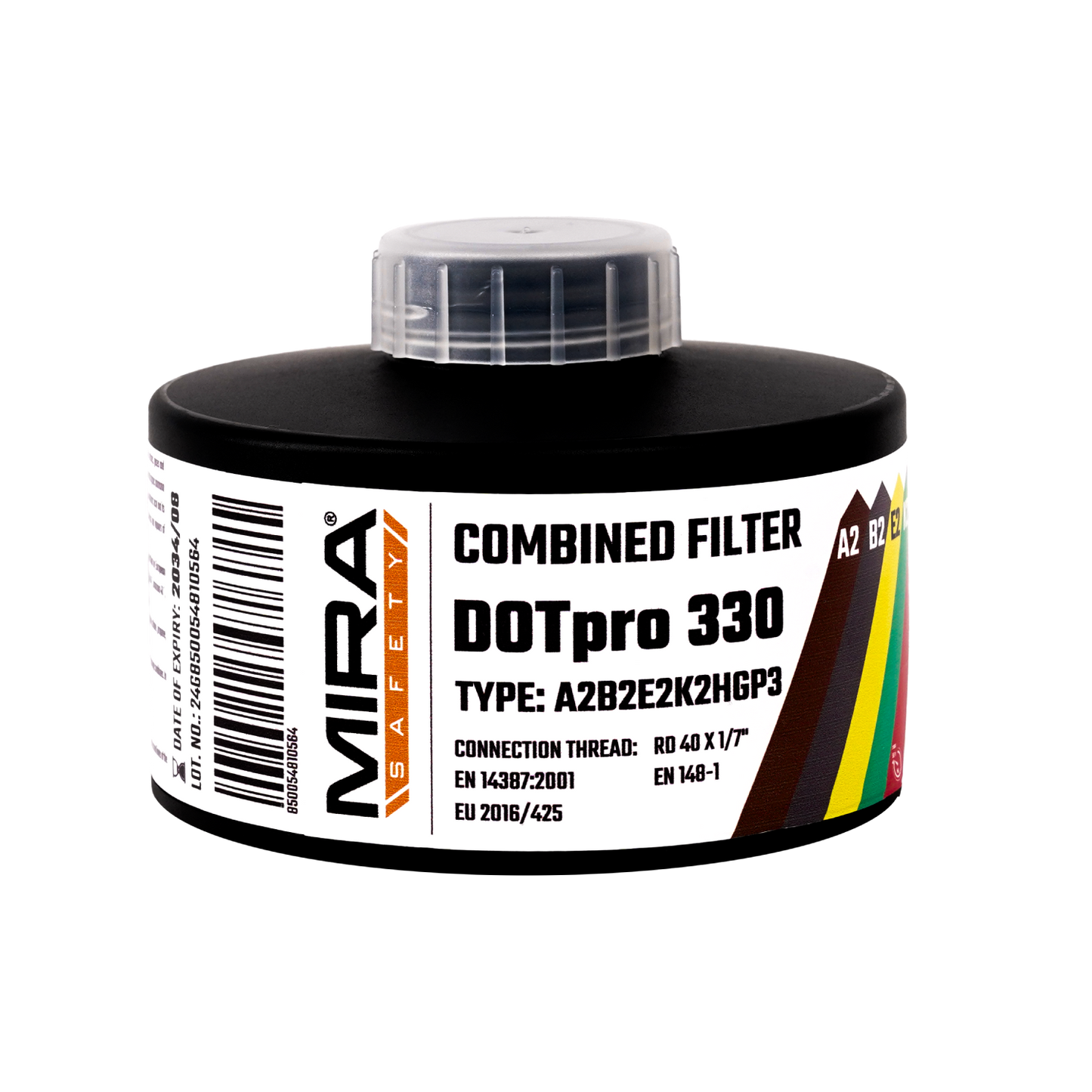 MIRA Safety DotPro 330 CBRN and Industrial Gas Mask Filter