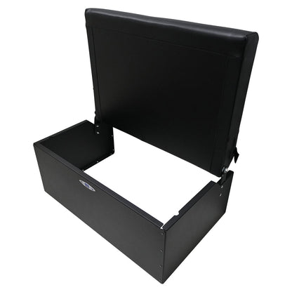 34" Folding Bench Seat - Carbon Fiber Vinyl