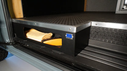 2007+ Sprinter Van - Sliding Door Floor Extension w/Access for wood sub floor trim