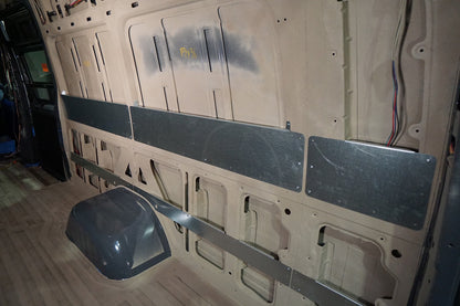 07+ Sprinter Van 170 EXT - 36" - 38" High Panel Bed Wall Brace Kit
