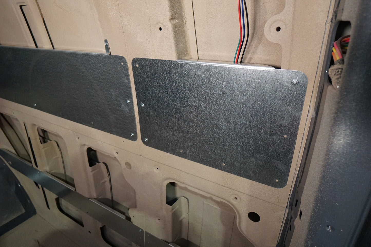 07+ Sprinter Van 170 EXT - 36" - 38" High Panel Bed Wall Brace Kit