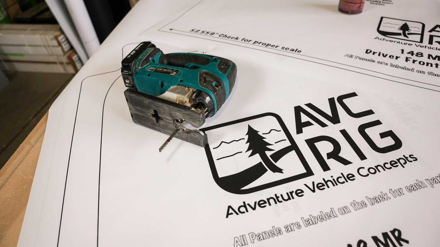 Transit Paper Patterns: Rear Doors and Slider Door