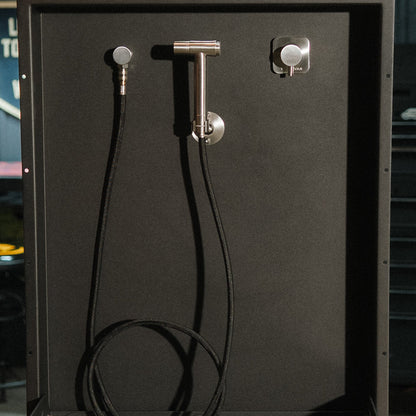 Tetravan Folding Shower 2.1 with Magnetic Zipped Curtain