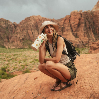 National Park Sticker Bottle | Insulated - Sandstone