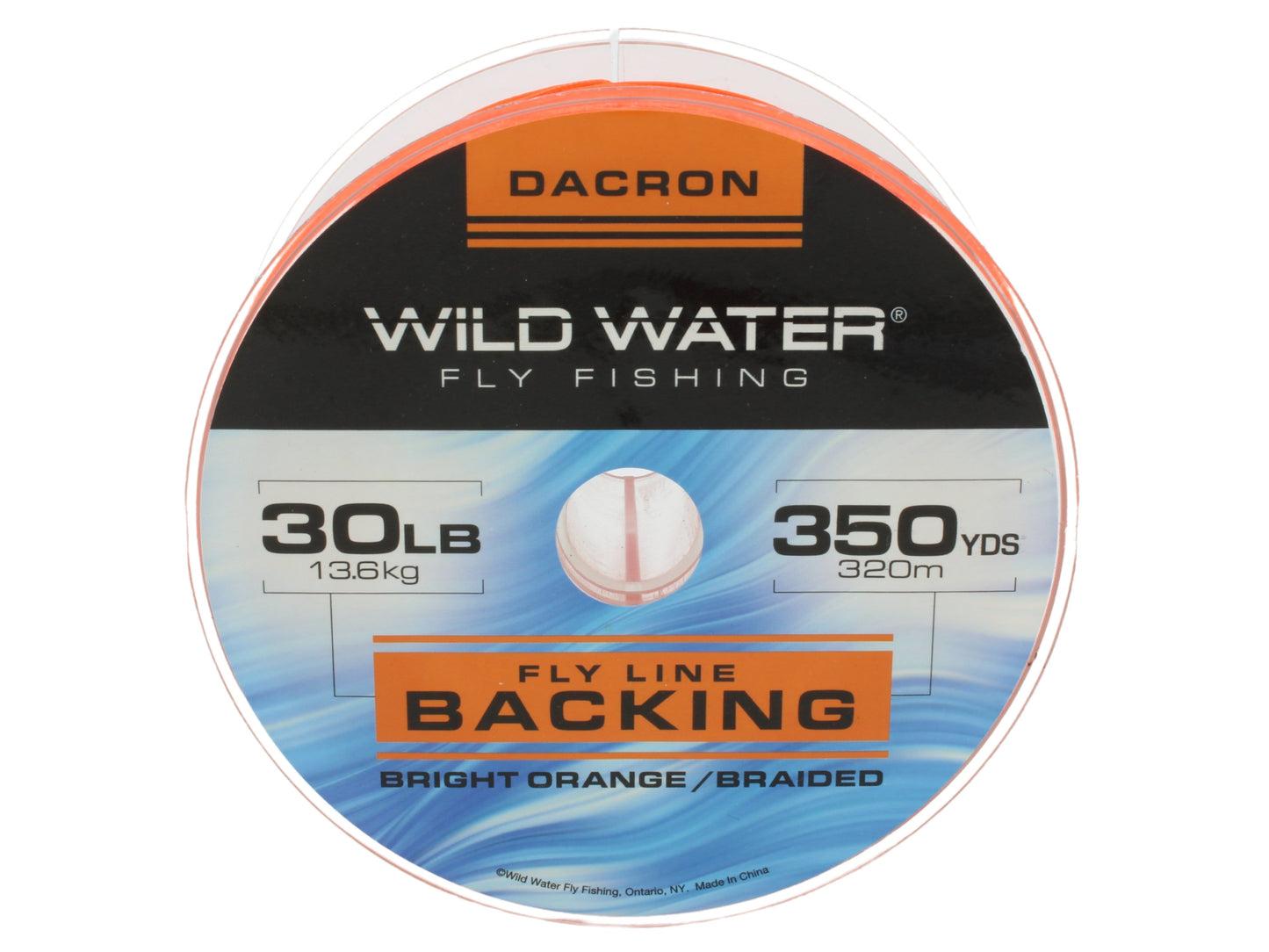 Dacron Backing, 30# | 350 yards | Bright Orange | Wild Water Fly Fishing