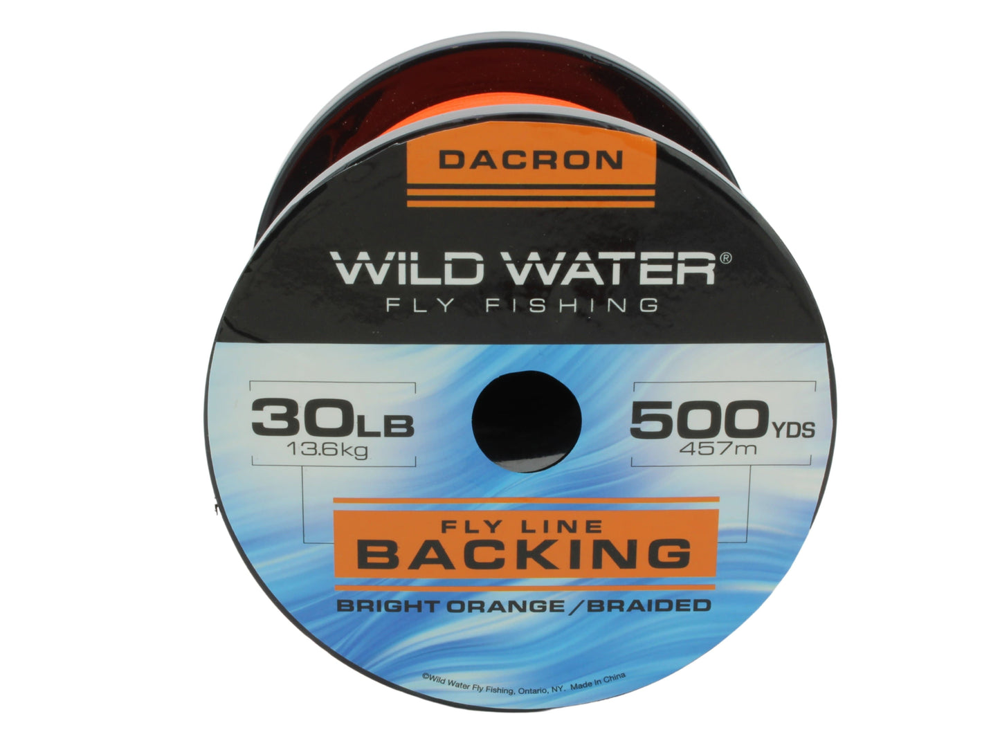 Dacron Backing, 30# | 500 yards | Bright Orange | Wild Water Fly Fishing