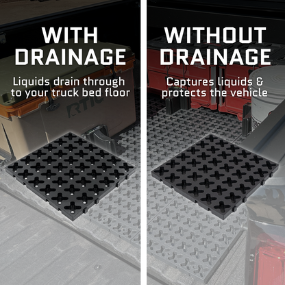 Tmat Midsize Truck Bed Organizer Slide Out Mat – Universal Fit for 5' Beds (Tacoma, Ranger, Colorado & More)