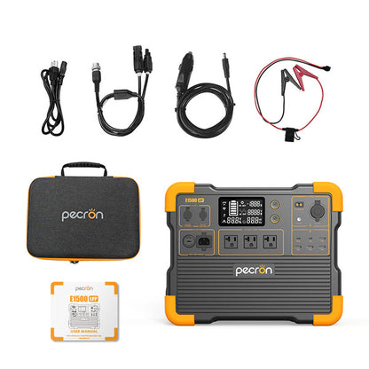 PECRON E1500LFP Expandable Portable Power Station - 2200W | 1536Wh