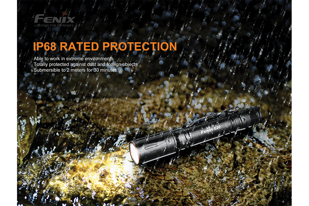 Fenix E20 V2.0 EDC Flashlight - 350 Lumens