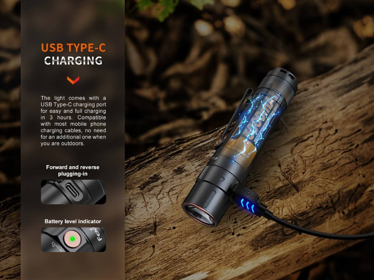 Fenix E35R High-Performance Rechargeable LED Flashlight