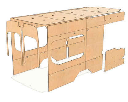 Transit 148 EXT Wood Wall Kit