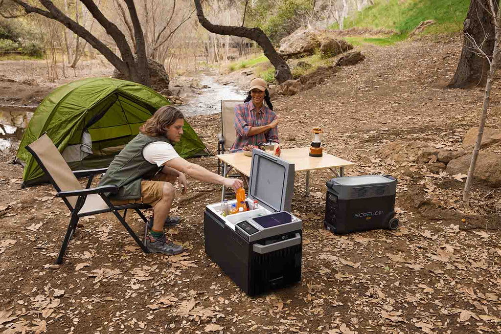 EcoFlow Glacier Battery-Powered Fridge/Freezer + Ice Maker - RackUp+Go