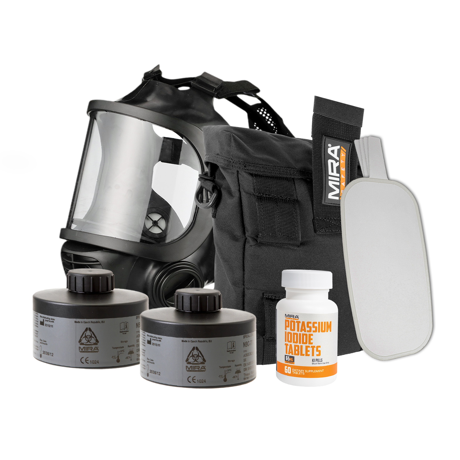 Enhanced Military Gas Mask & NBC Survival Kit – RackUp+Go