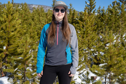 Women's Half-Zip Hooded Pullover