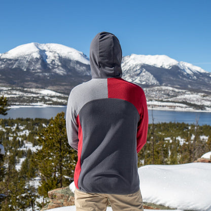 Men's Half-Zip Hooded Pullover 135