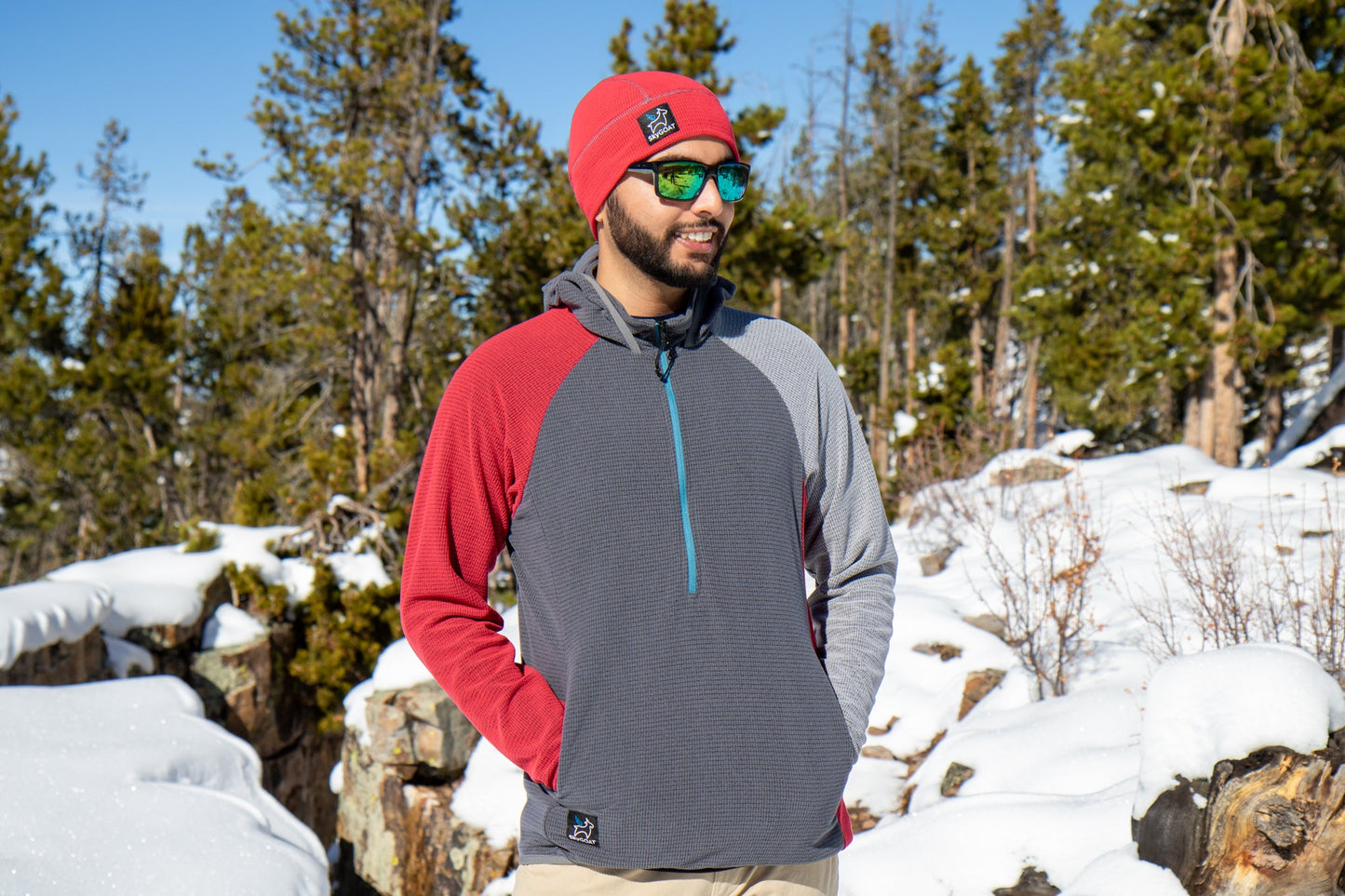 Men's CAMP Half-Zip Hooded Pullover