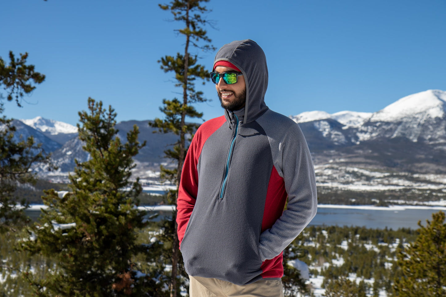 Men's CAMP Half-Zip Hooded Pullover