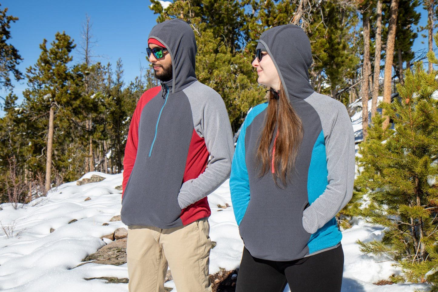 Men's Half-Zip Hooded Pullover
