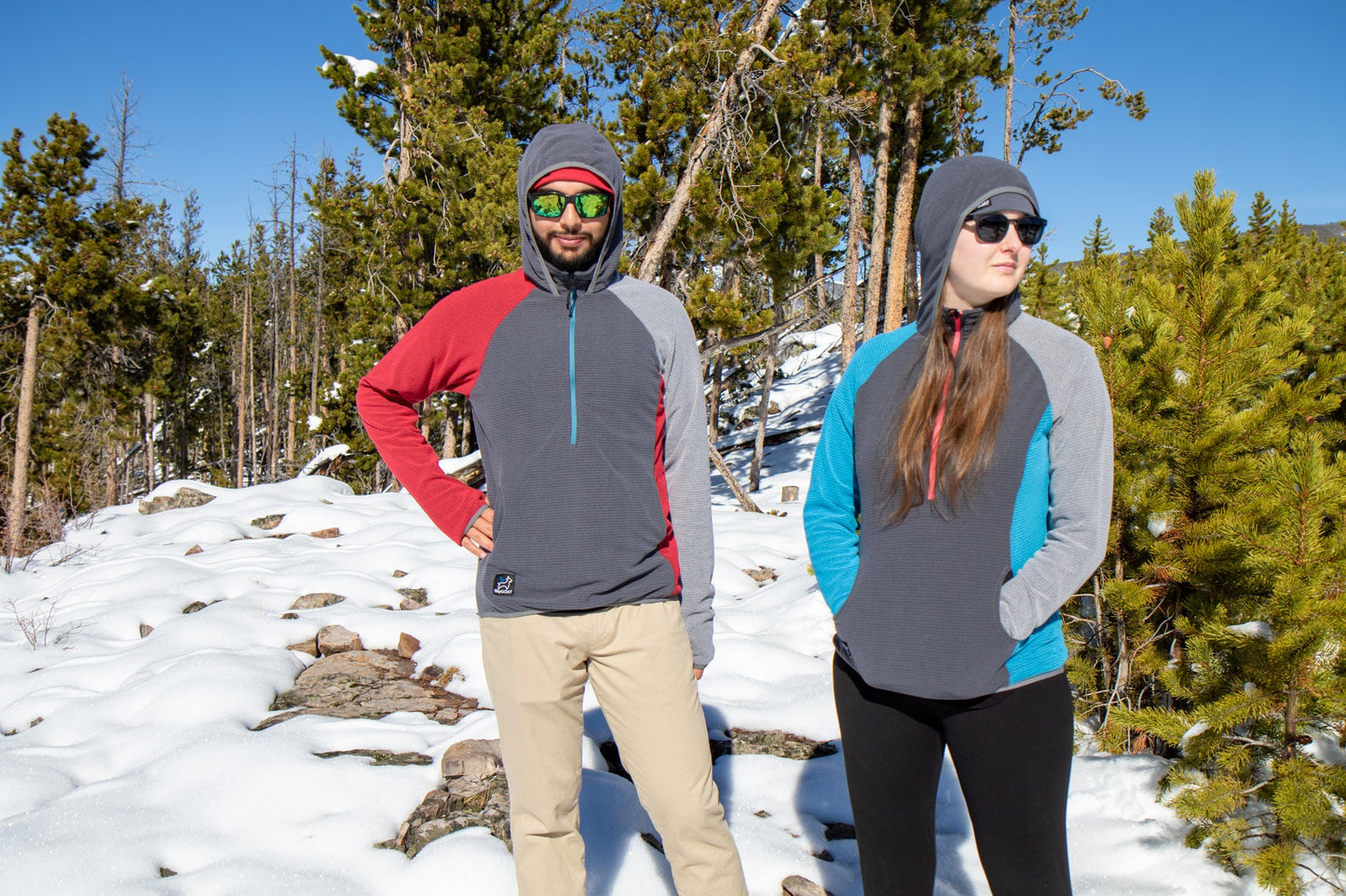 Men's Half-Zip Hooded Pullover