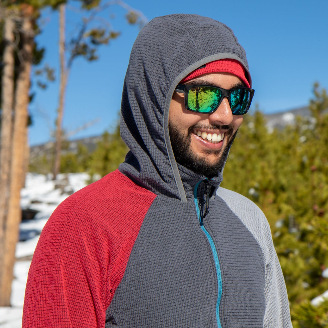 Men's Half-Zip Hooded Pullover 135
