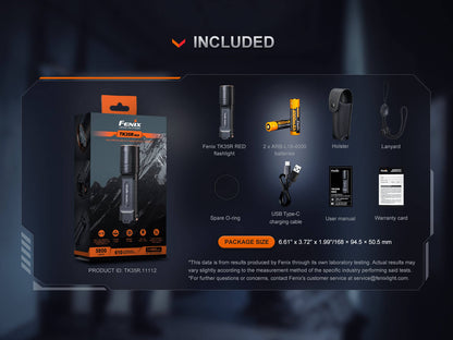 Fenix TK35R Rechargeable High-Performance Tactical Flashlight