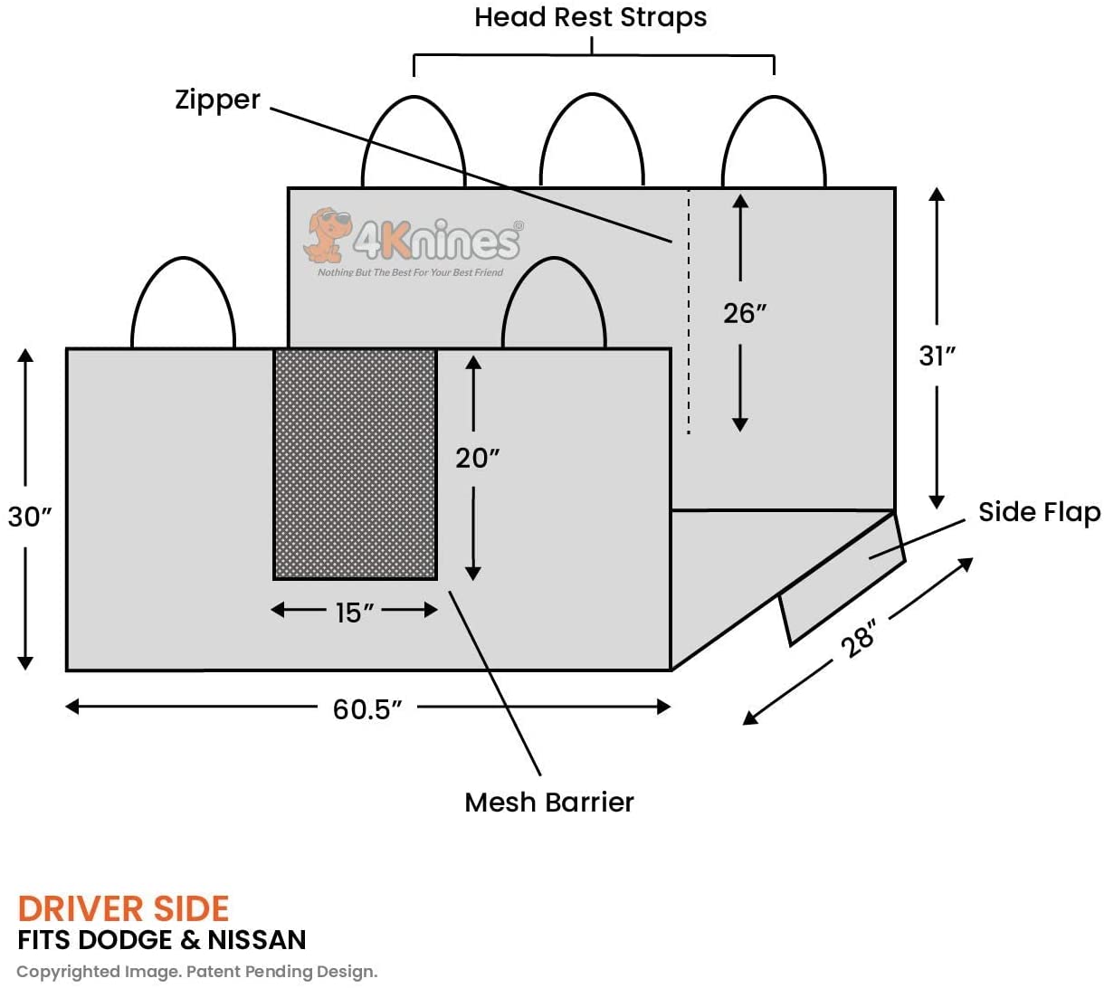 4Knines Floor Hammock® for Crew Cab Trucks