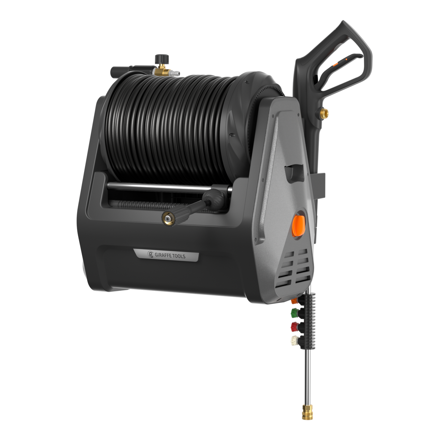 Giraffe Tools Grandfalls  Retractable Pressure Washer