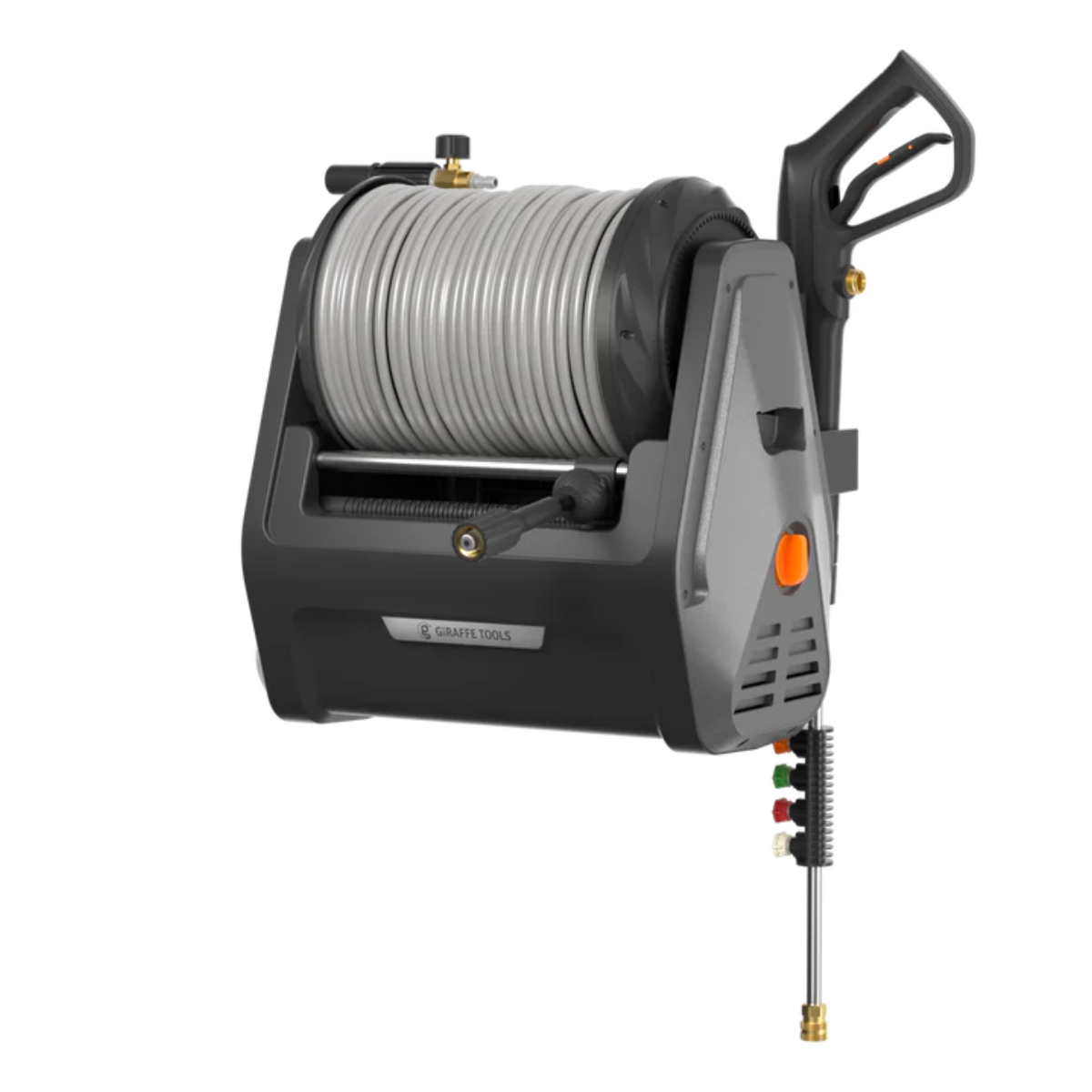 Giraffe Tools Grandfalls Retractable Pressure Washer Plus+