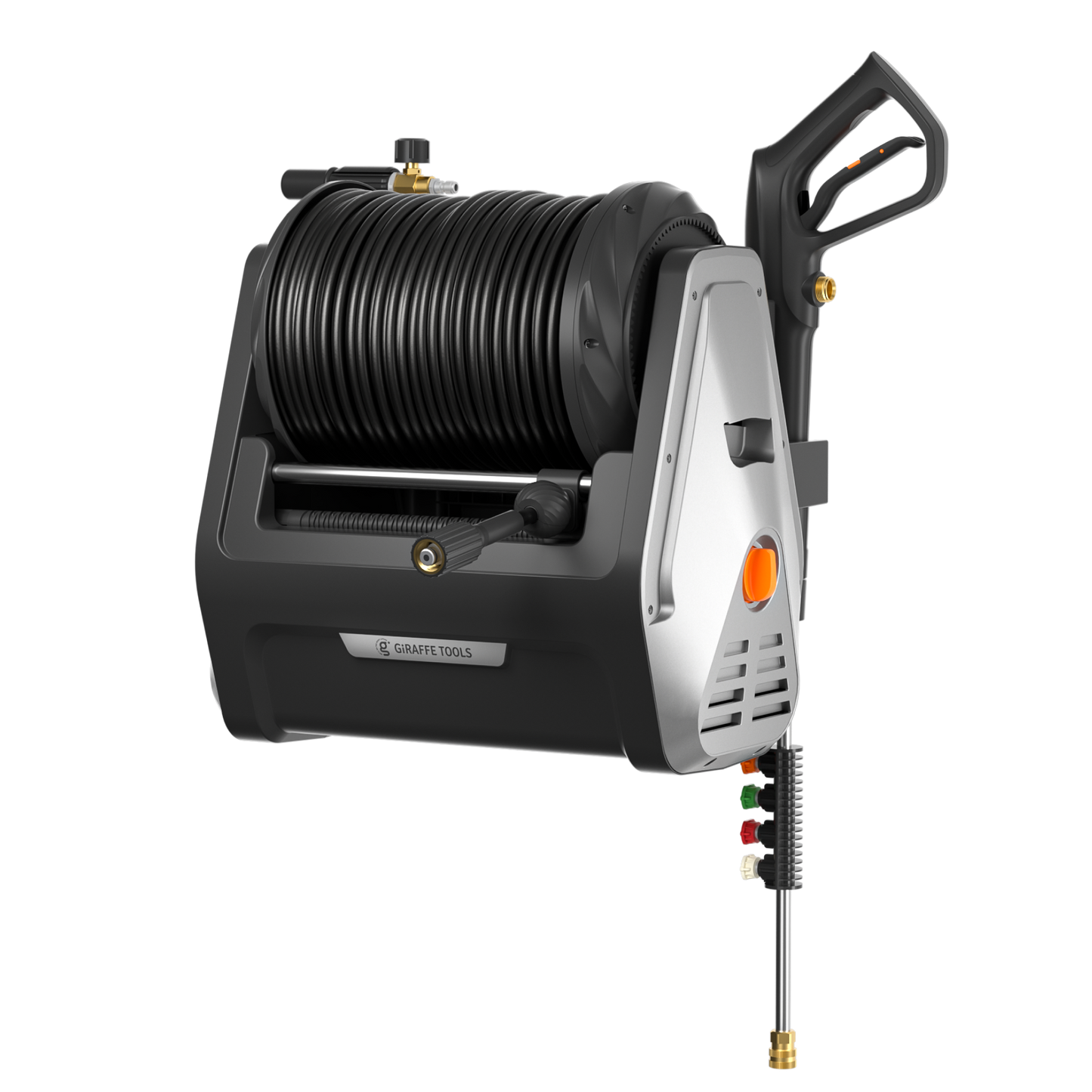 Giraffe Tools Grandfalls  Retractable Pressure Washer