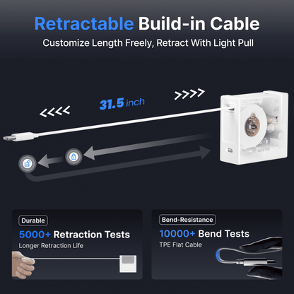 Giraffe Tools Gitryin Retractable Charger for 3C Devices