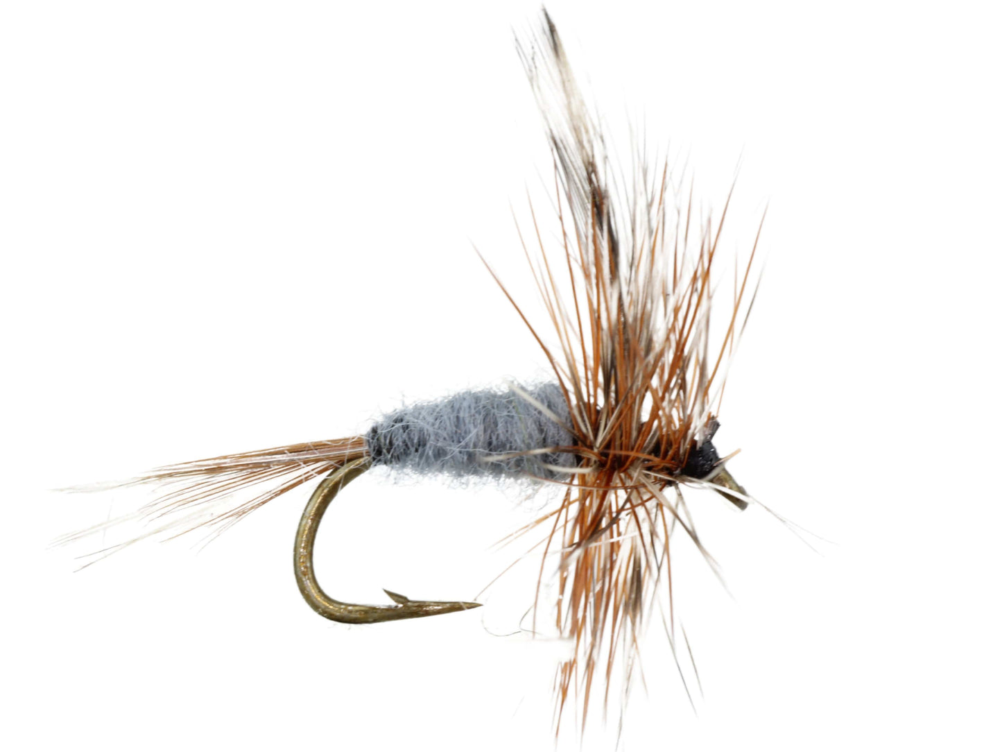 Gray Adams, Size 12 | Qty. 6 | Wild Water Fly Fishing