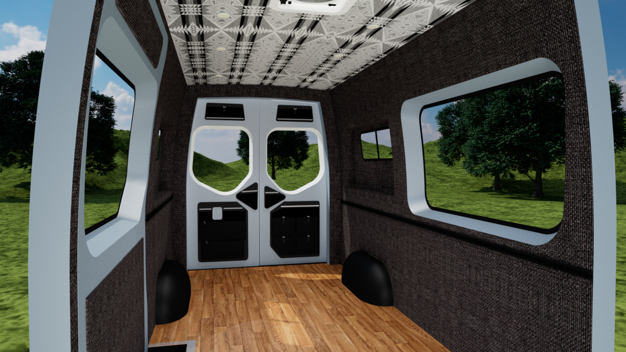 Mercedes Sprinter 144" Low Roof Interior Panel Kit