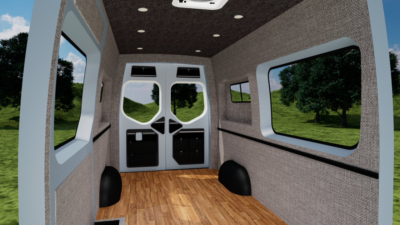 Mercedes Sprinter 144" Low Roof Interior Panel Kit
