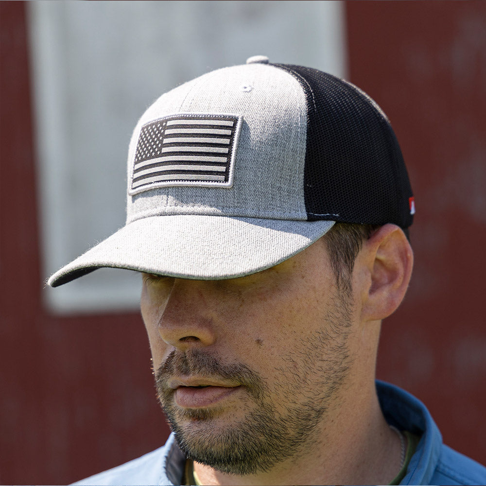 Riverside Reflective American Flag Cap Mesh Back