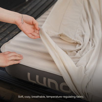 Luno Fitted Mattress Sheet - AIR+FOAM Pro Camping Mattress