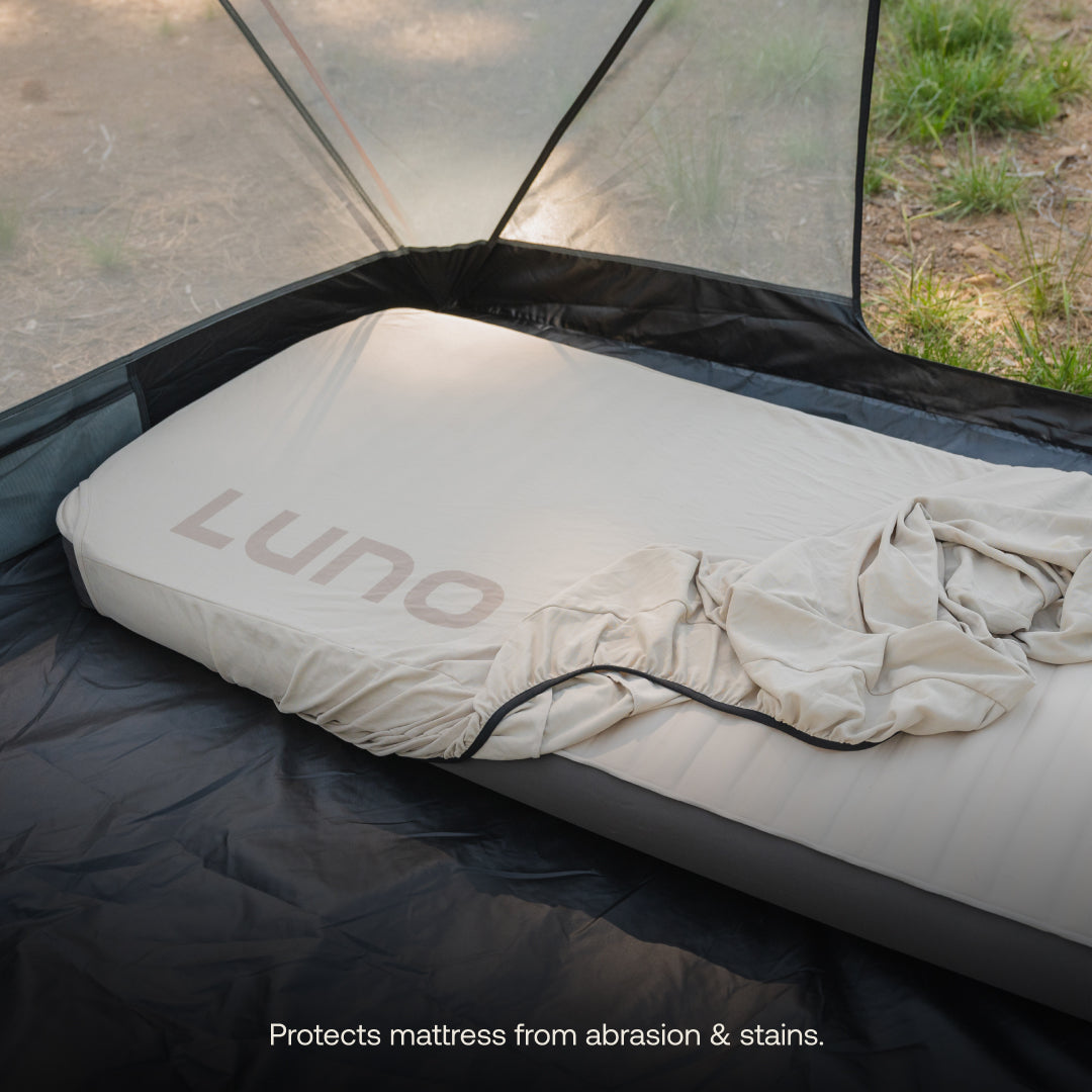 Luno Fitted Mattress Sheet - AIR+FOAM Pro Camping Mattress